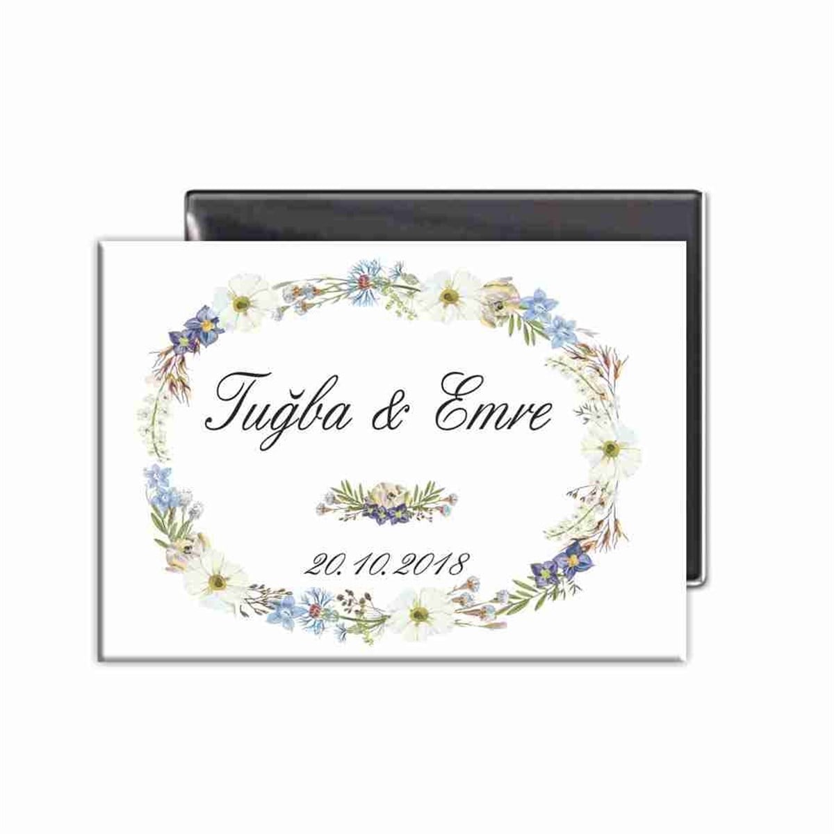 Misafir Hediyelik Magnet Sade Renk 