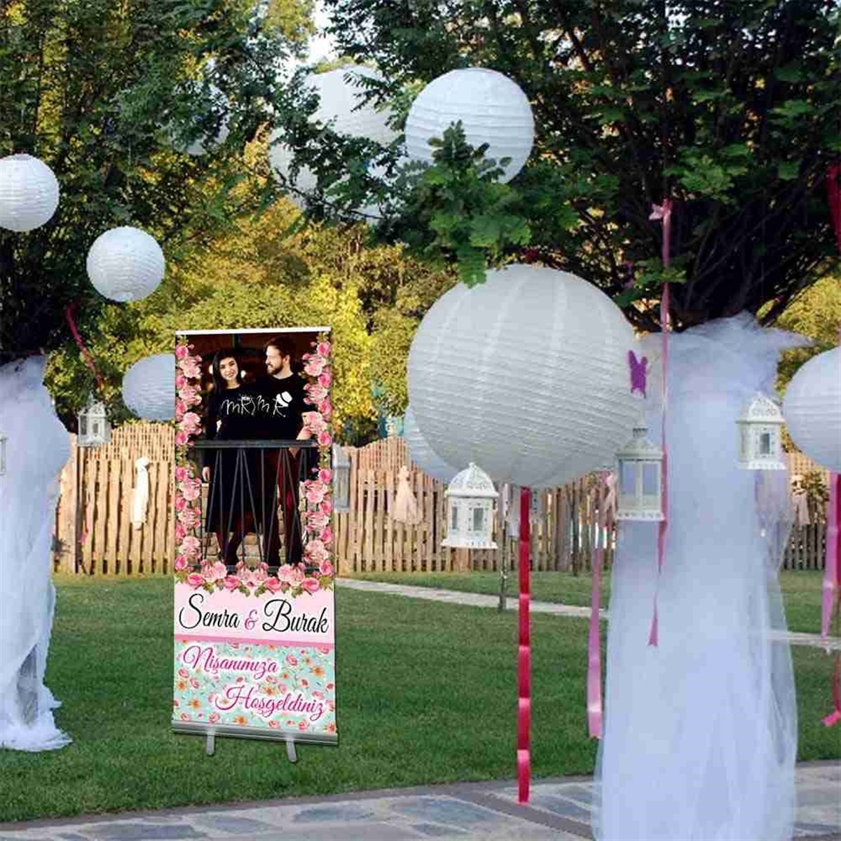 Nişan Dev Giriş Afiş Rollup 85x200 cm 