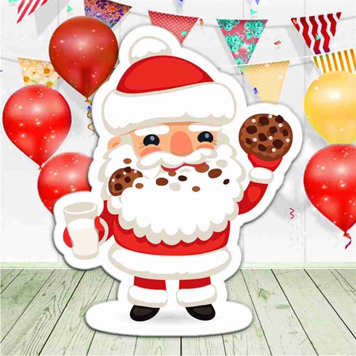 Noel Baba Kapı Önü Yılbaşı Süsü 