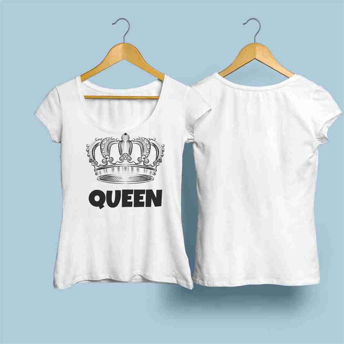 Queen Kraliçe Yazılı Tişört 