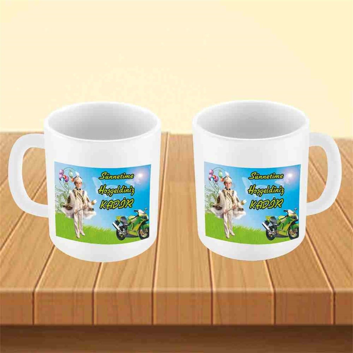 Sünnet Motorcu Parti Malzemeleri Kupa Bardak Mug 