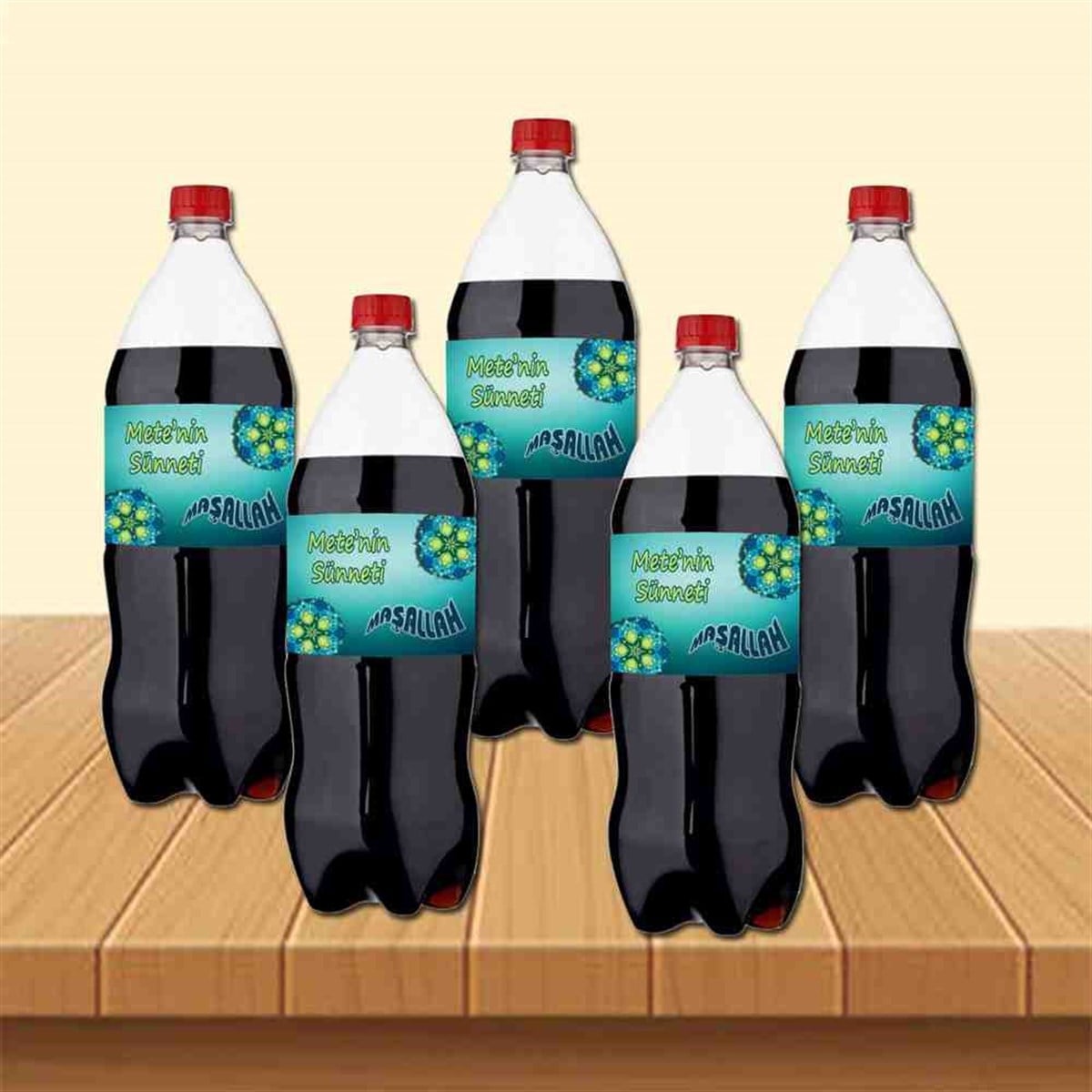 Sünnet Otantik Model Parti Malzemeleri Cola Şisesi Bandı 