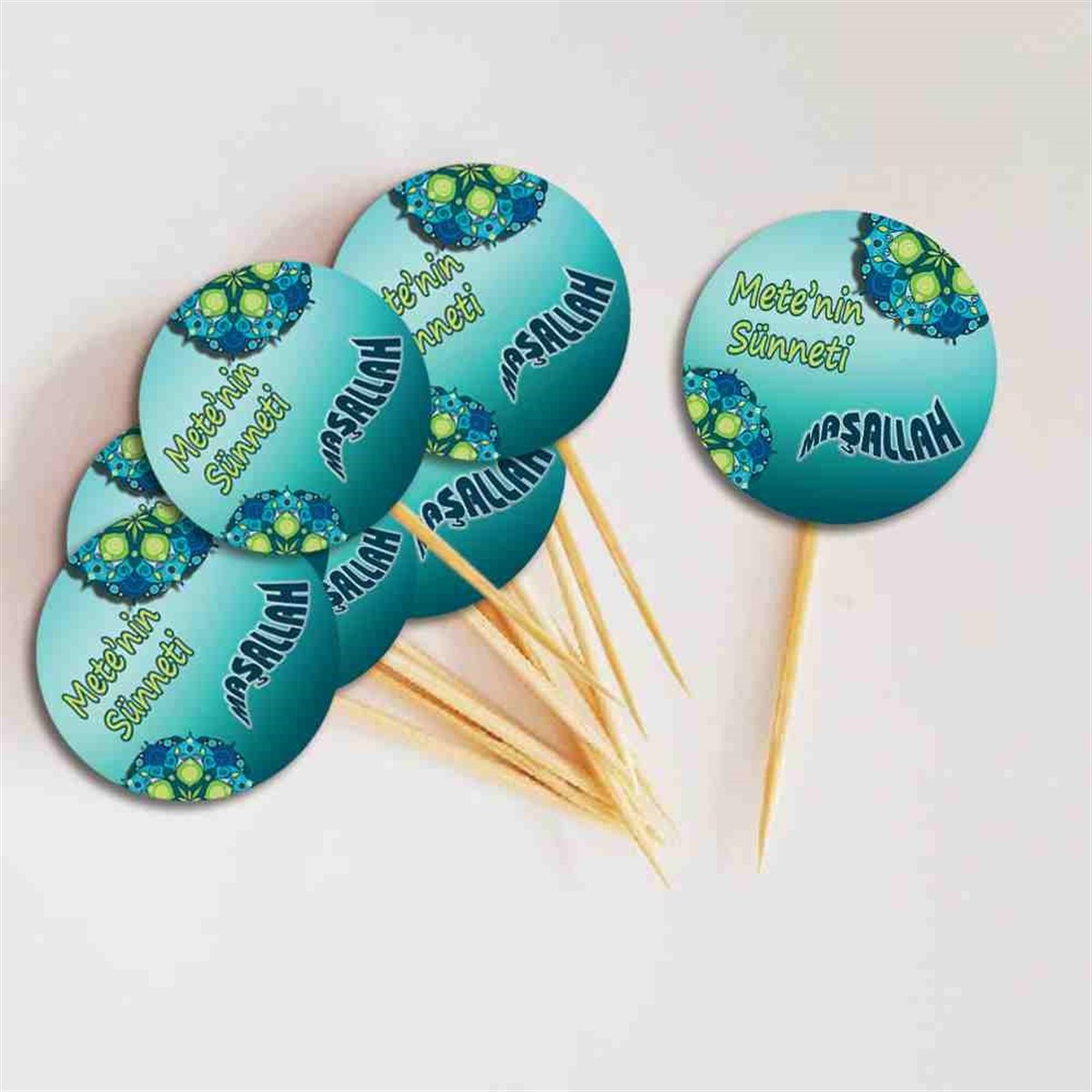 Sünnet Otantik Model Parti Malzemeleri Cupcake Kurdanı 