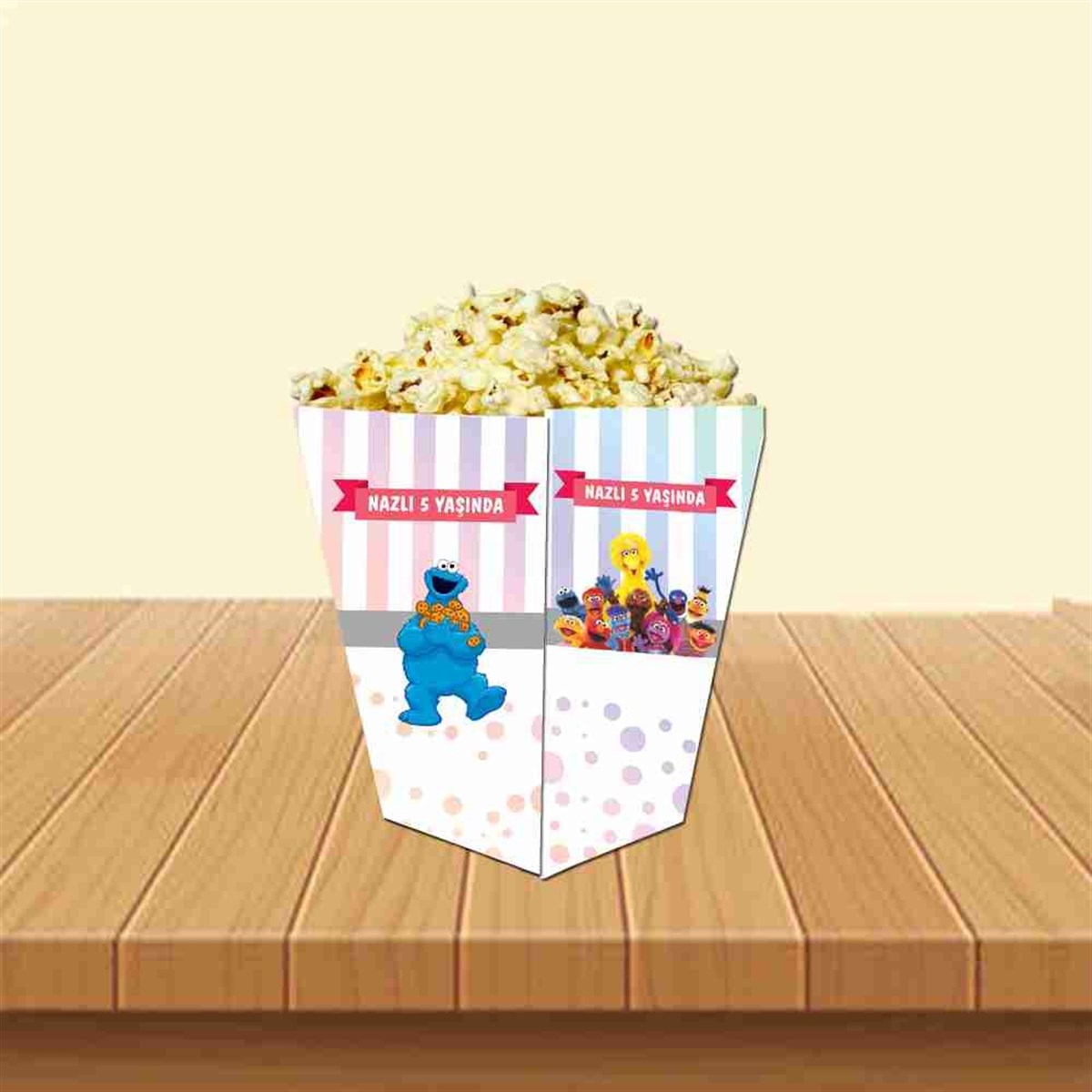 Susam Sokagı Konsept Popcorn Kutusu 