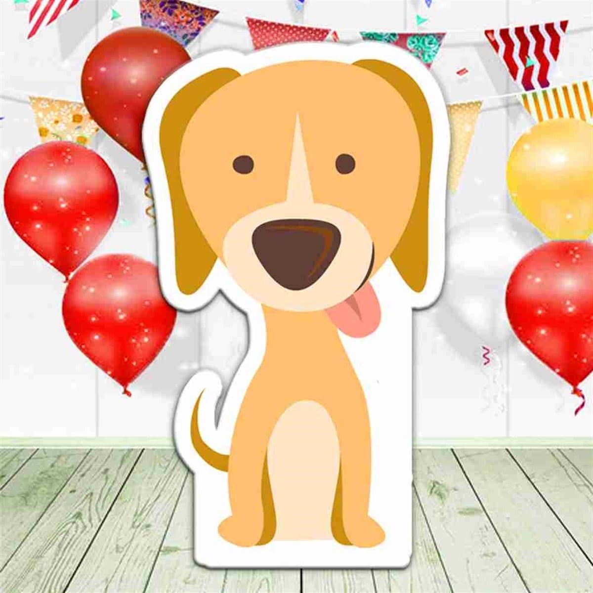 Tatlı Köpek Karşılama Pano 