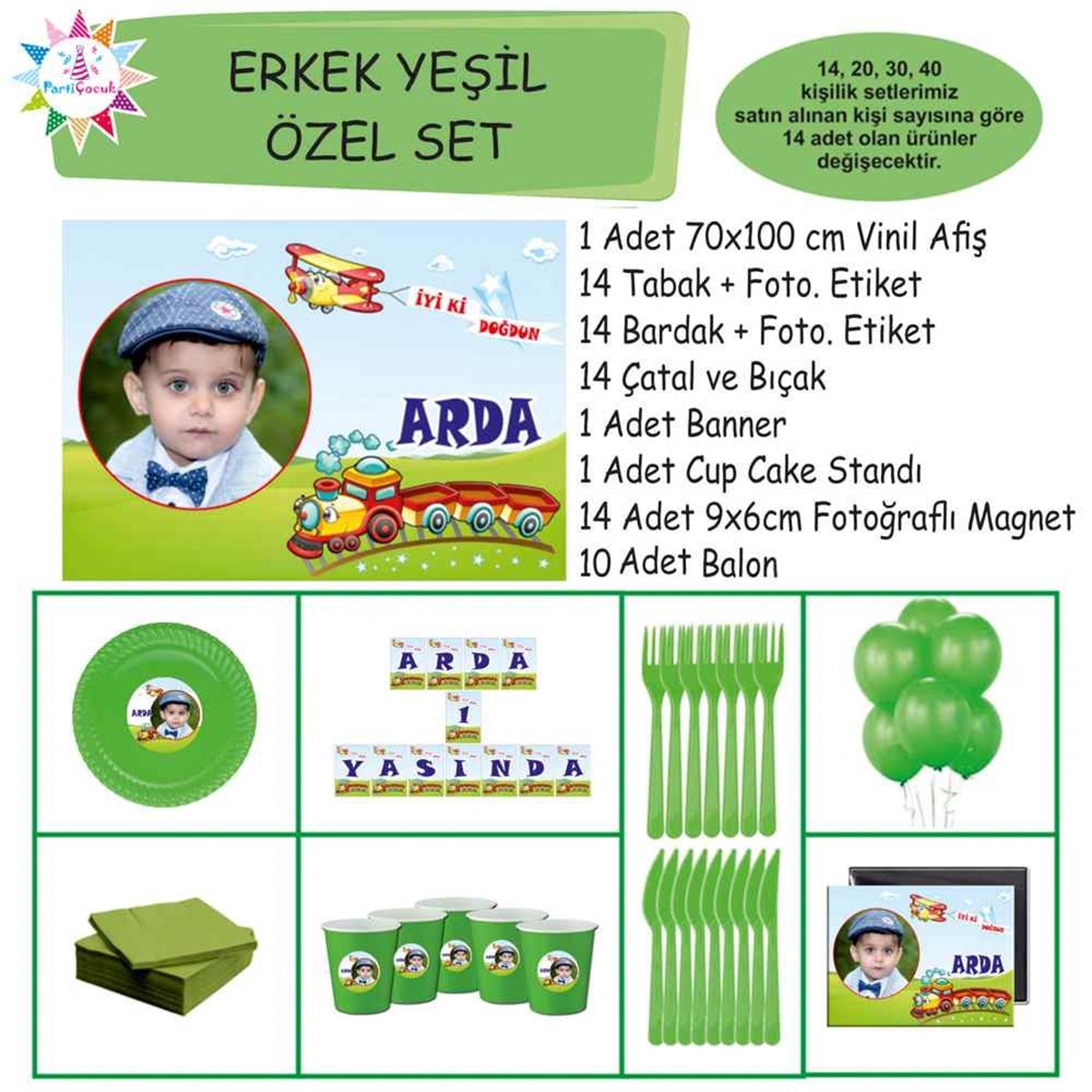 Uçak ve Tren Temalı Özel Set 