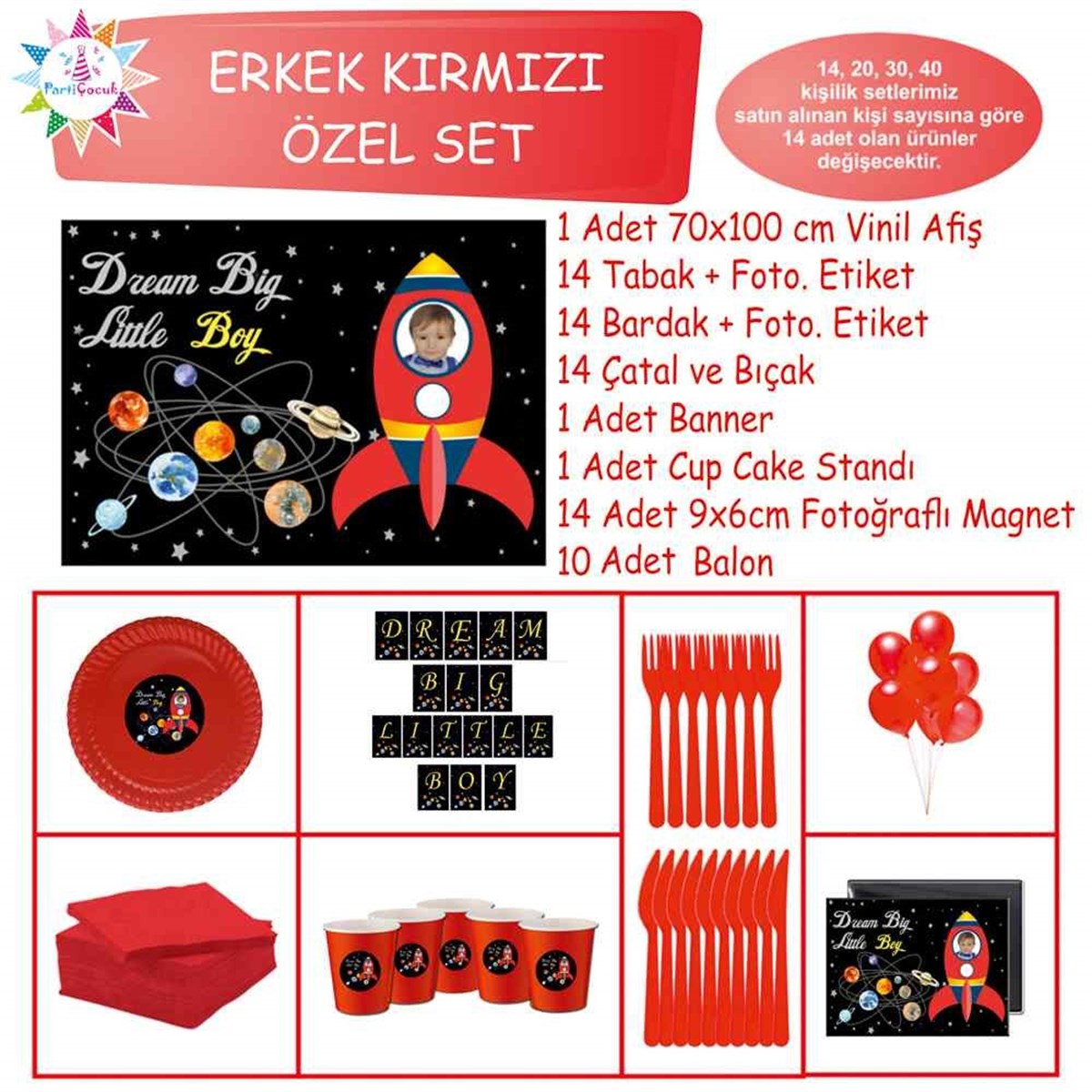 Uzay Mekiği Tema Özel Set 