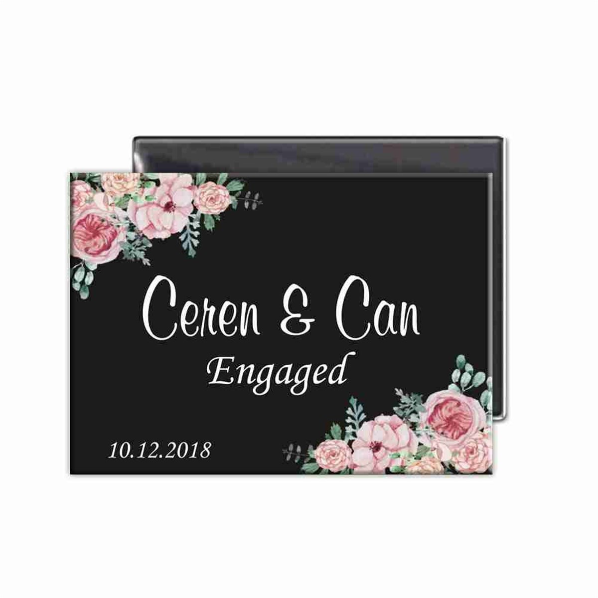 Vintage Engaged Magnet 