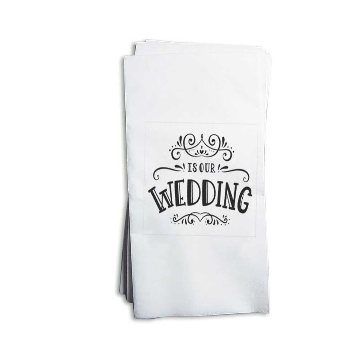 Wedding Düğün Peçete Baskı 