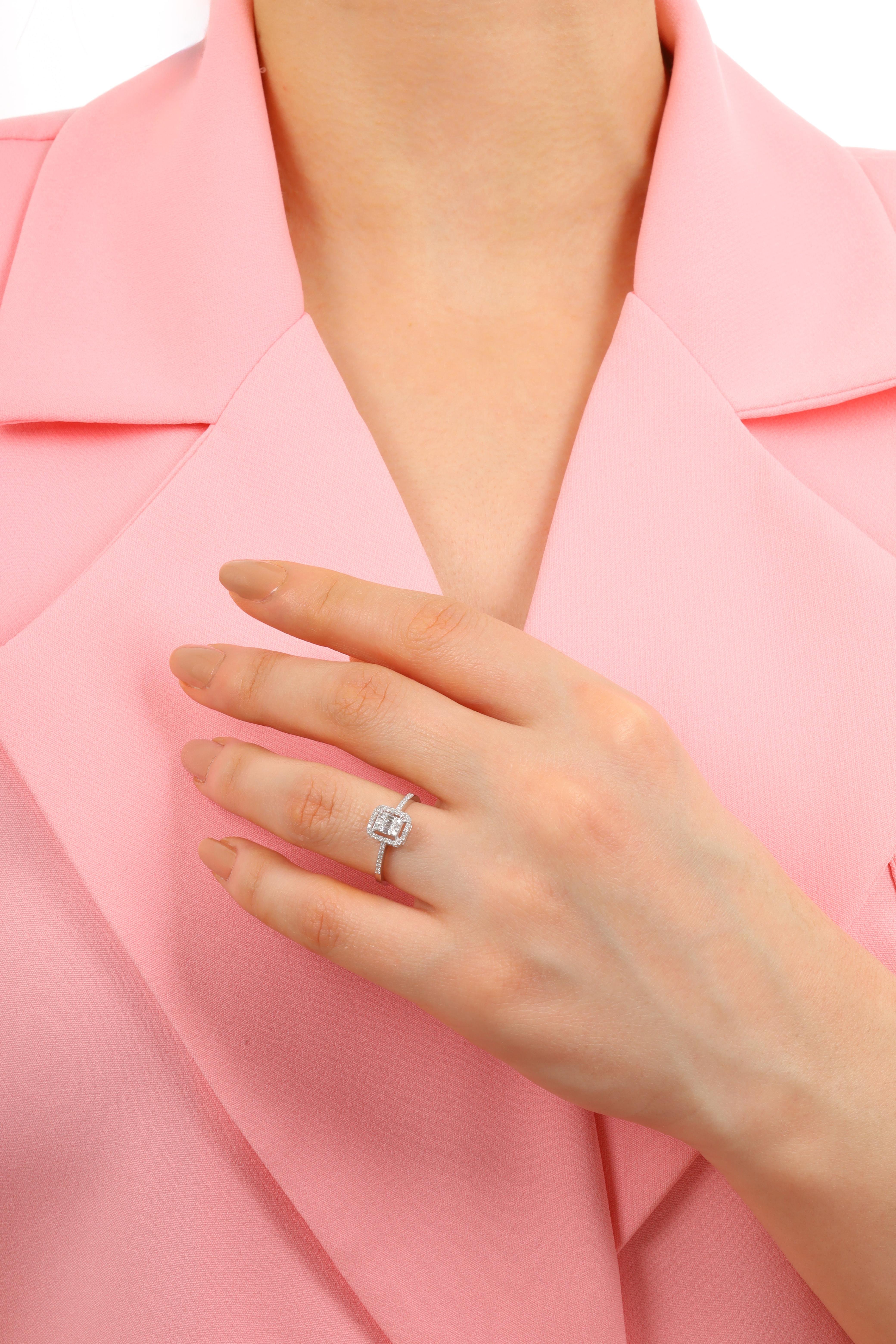 0.21 CT. BAGET PIRLANTA YÜZÜK