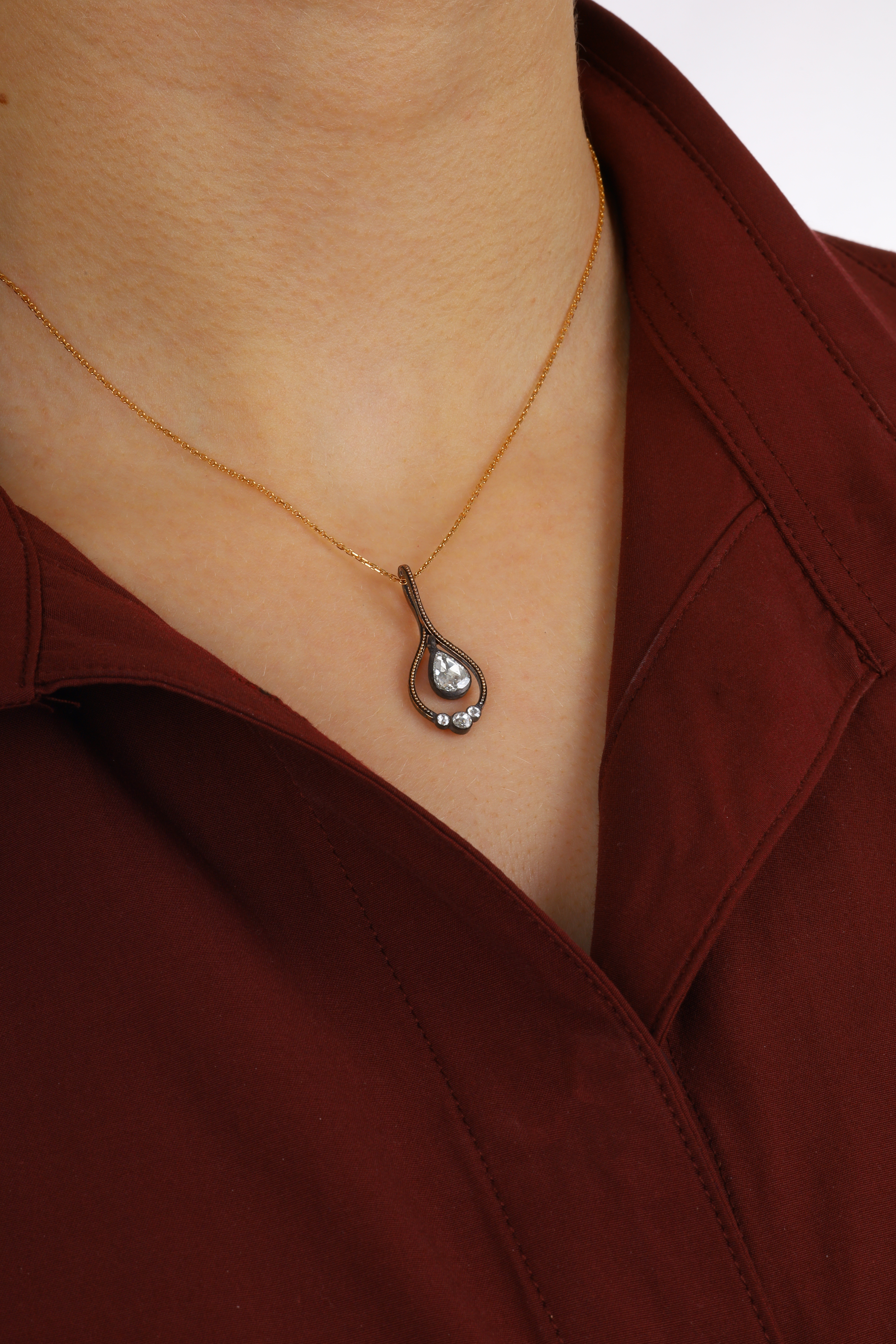 0,43 CT. ELMAS KOLYE