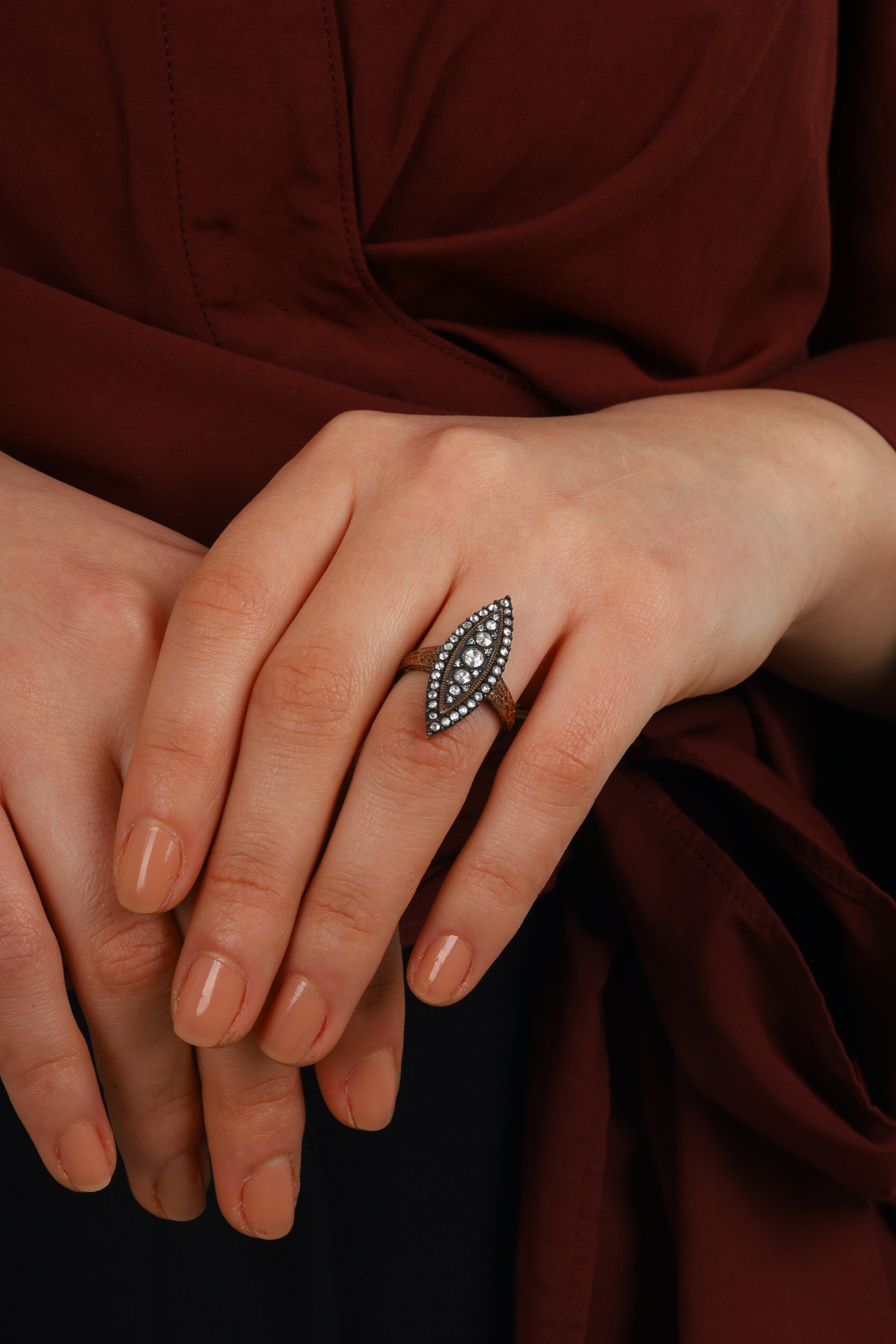 0,54 CT. ELMAS MEKİK YÜZÜK