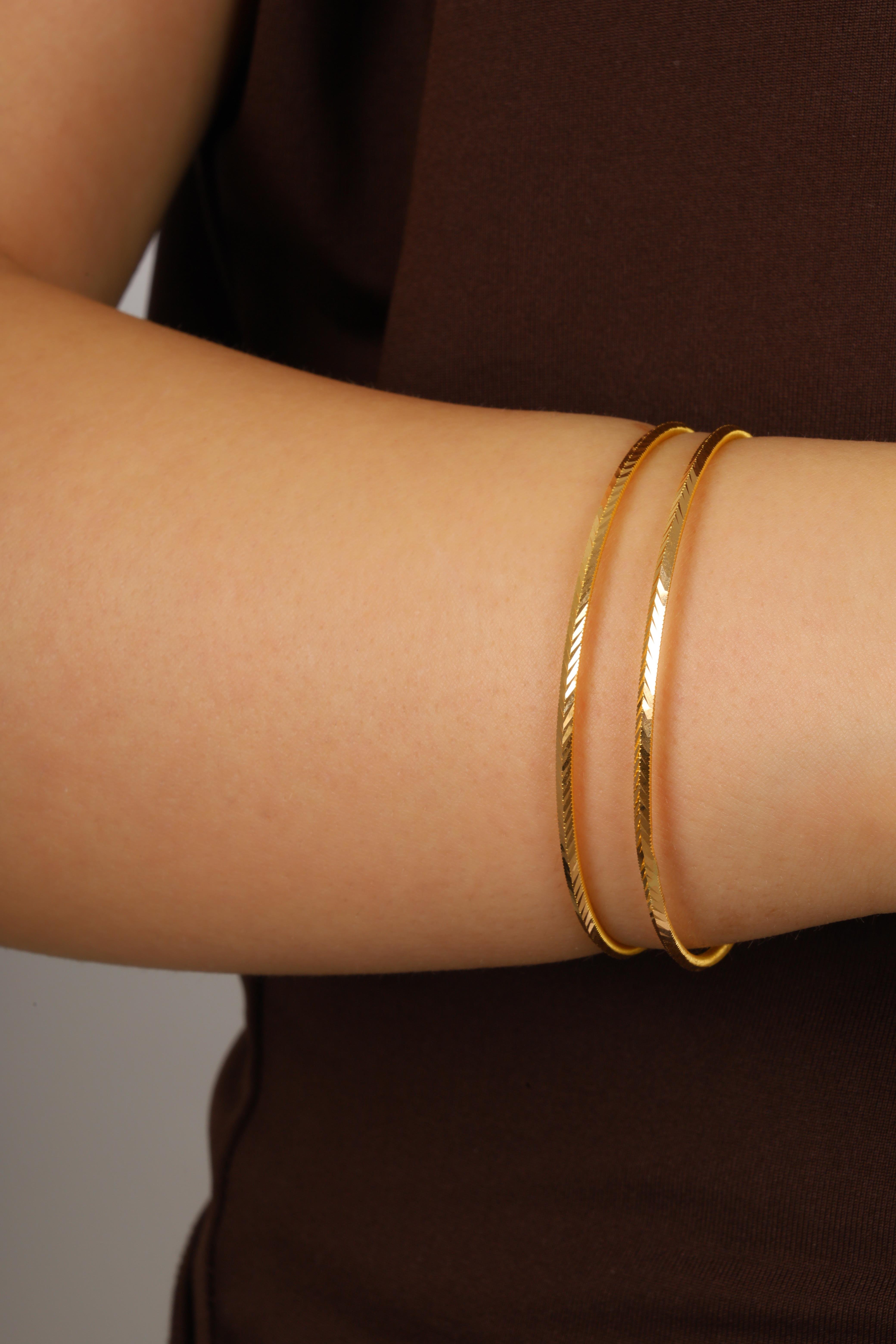 10.00 GR DEFNE MODEL AJDA ALTIN BİLEZİK