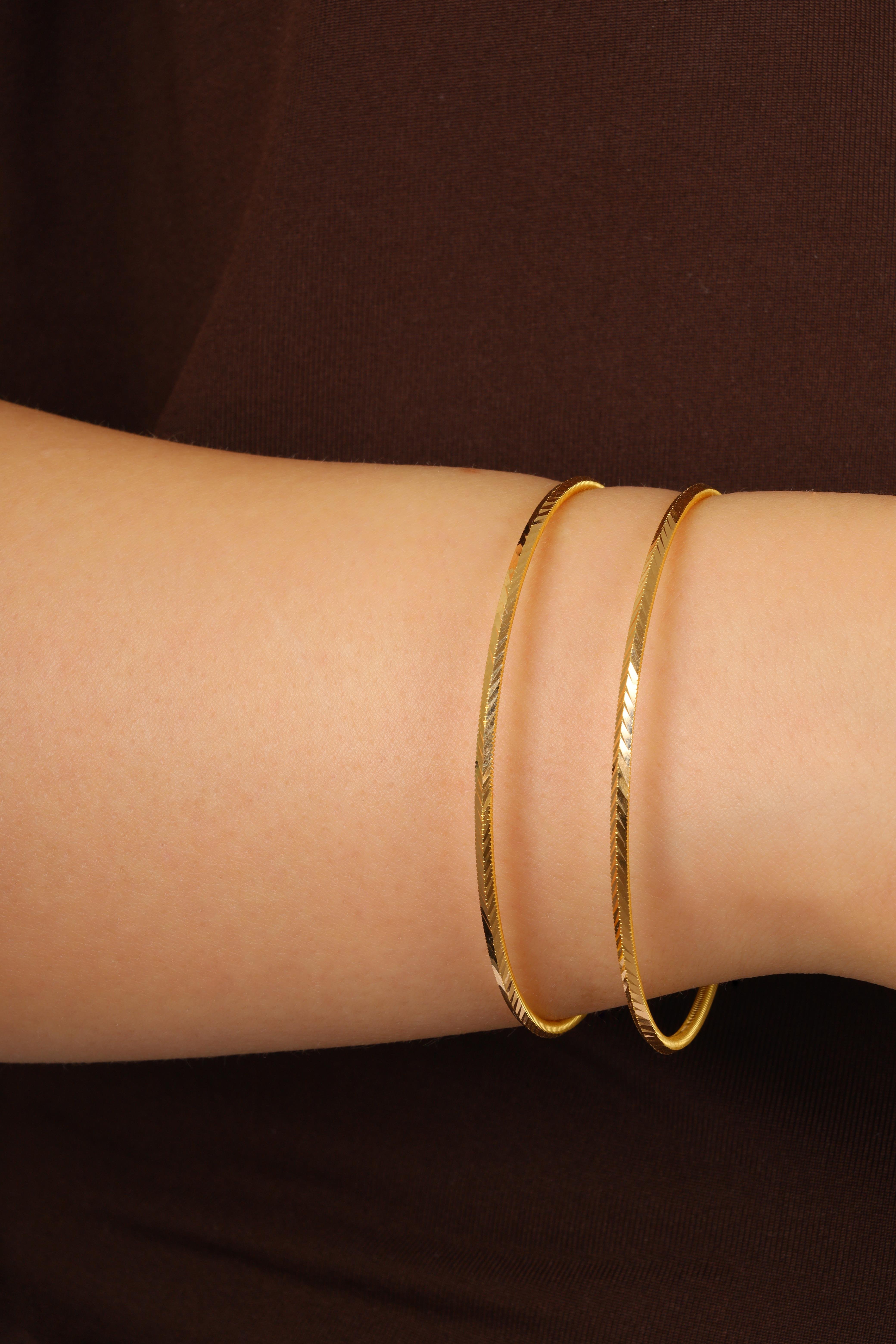 10.00 GR DEFNE MODEL AJDA ALTIN BİLEZİK