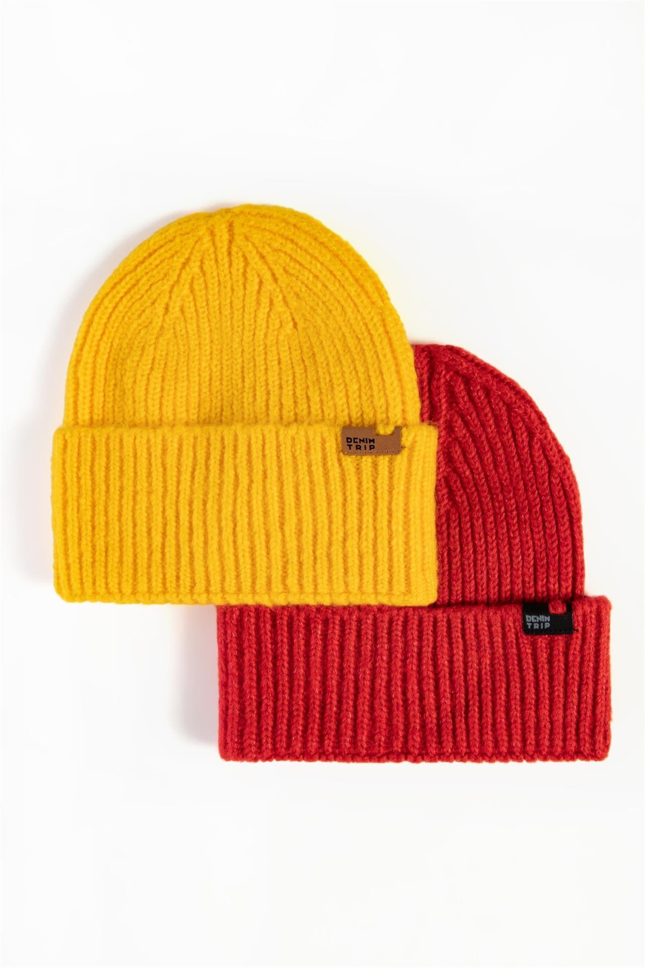 BEANİE Regular Fit Sarı Bere