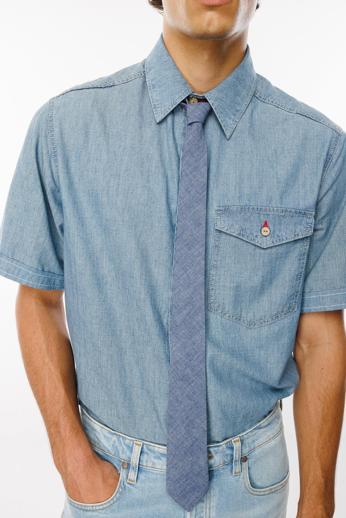 Chambray Denim Kravat