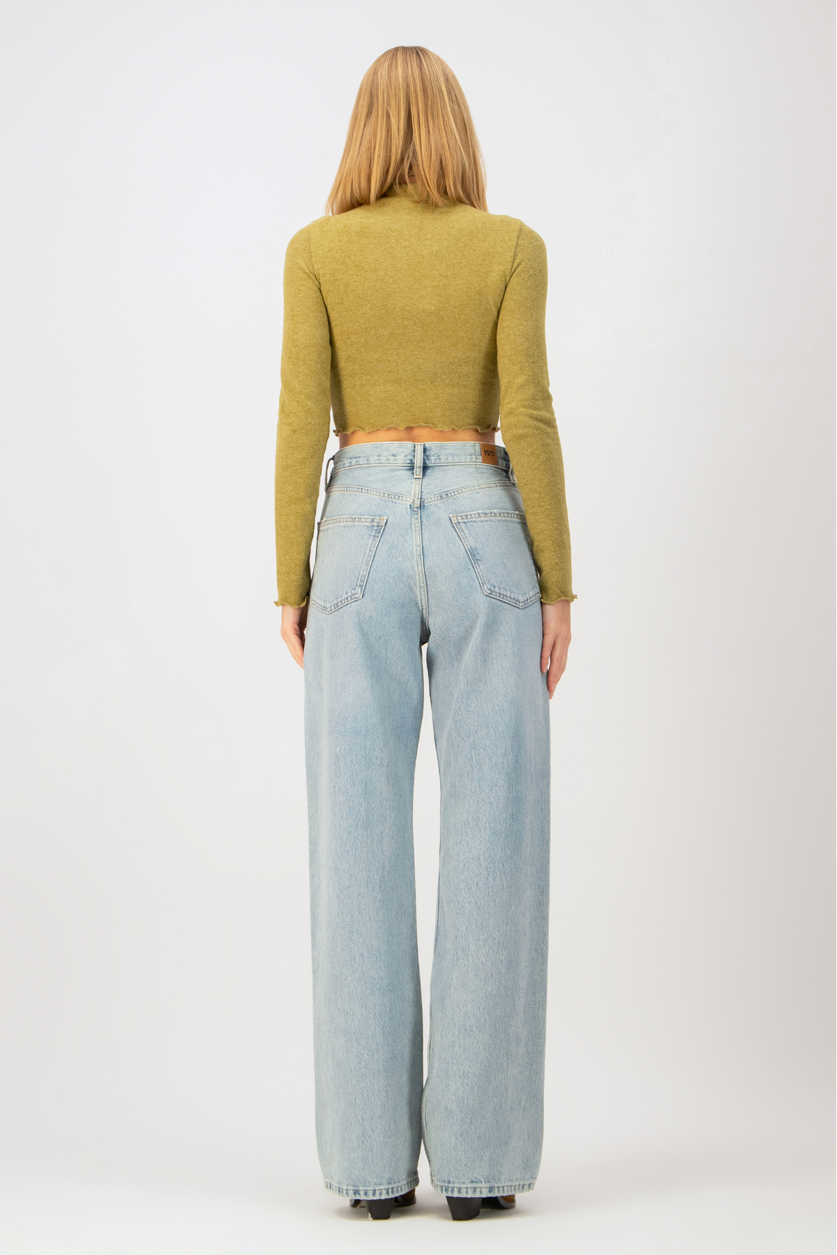 KARLA TALL Straight Fit Yüksek Bel Açık İndigo Kadın Jean Pantolon