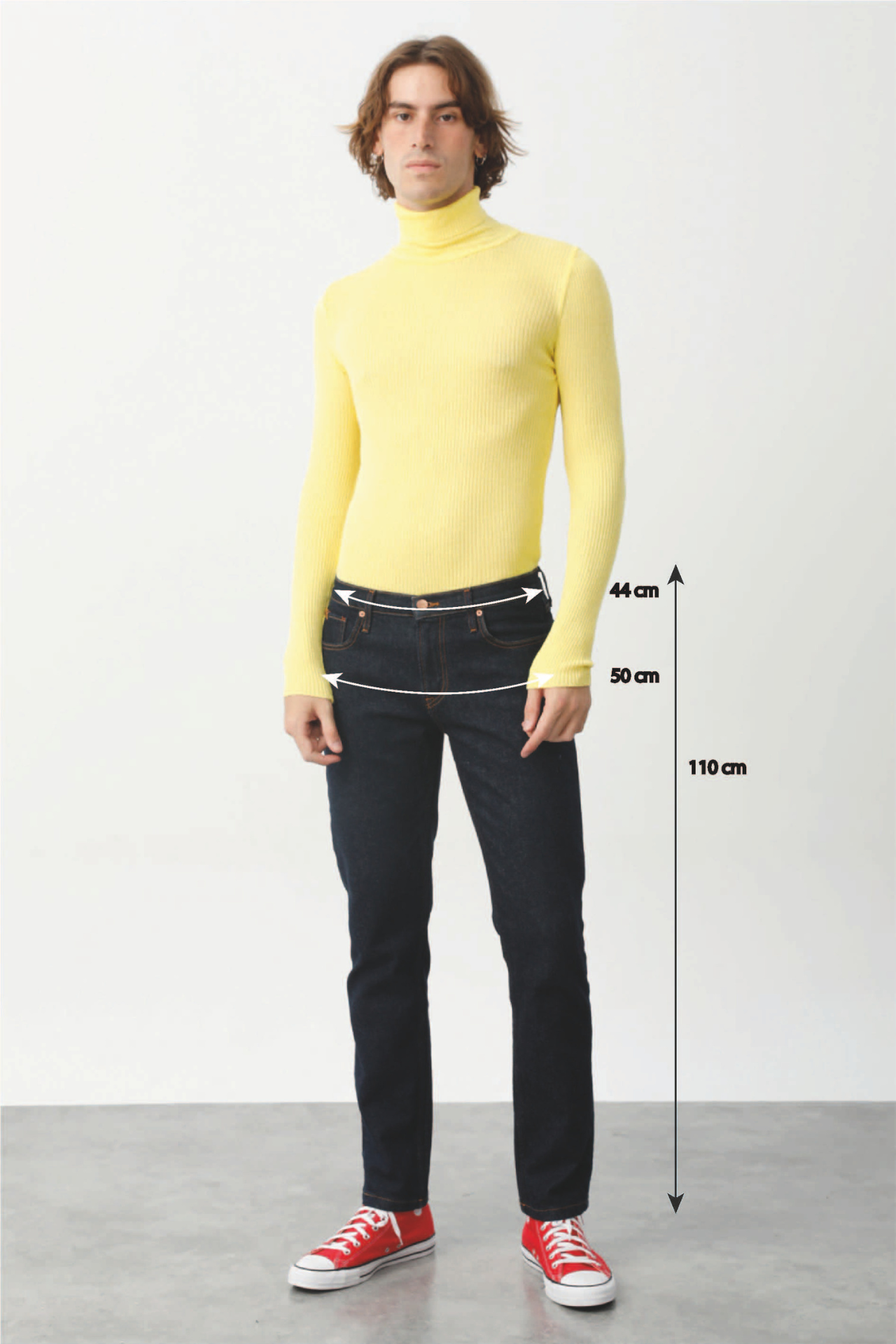 LEONARD RINSE Slim Fit Düz Paça Rinse Koyu İndigo Erkek Jean Pantolon