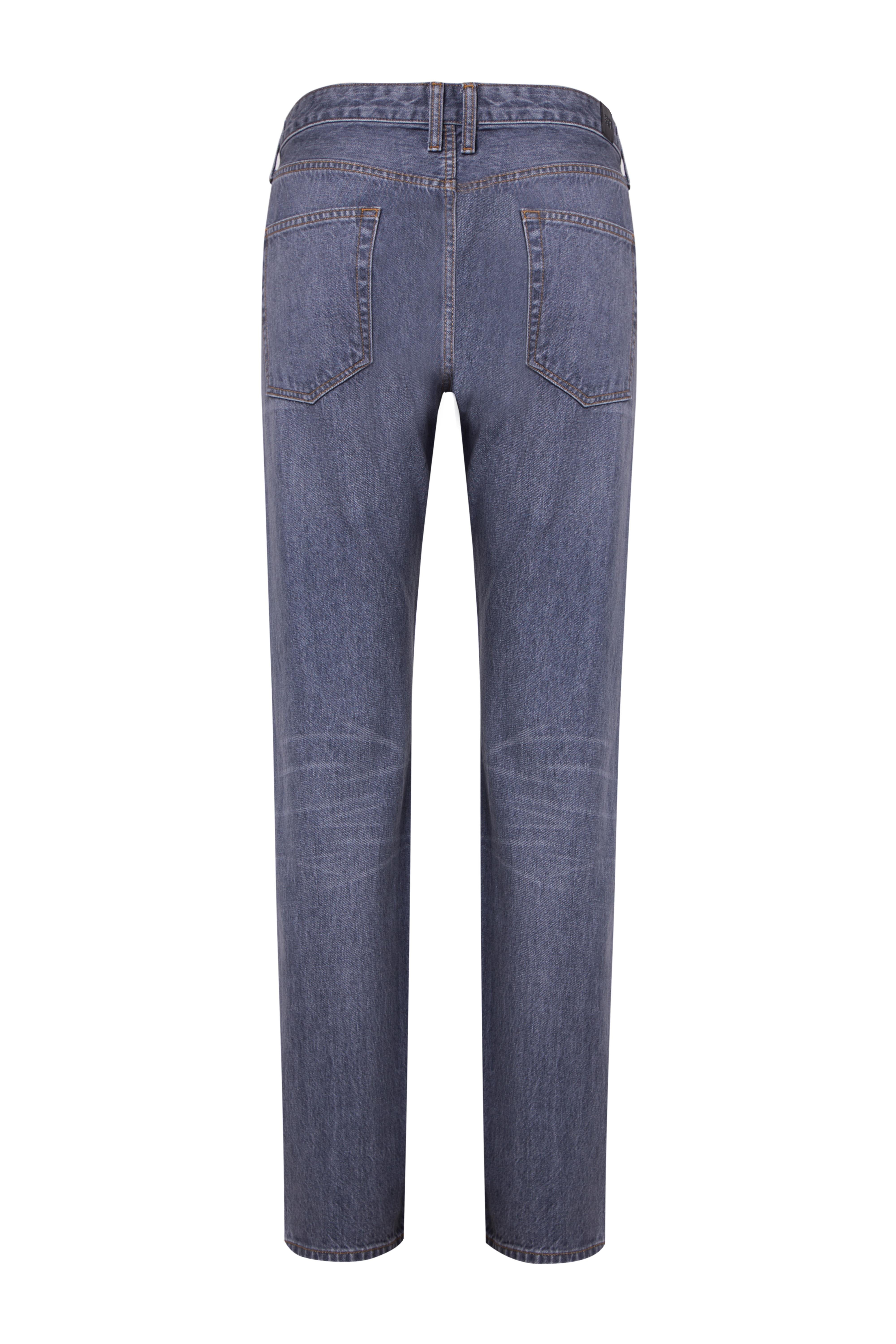 MARCEL Slim Straight Fit Antrasit / Gri - Mavi Erkek Jean Pantolon