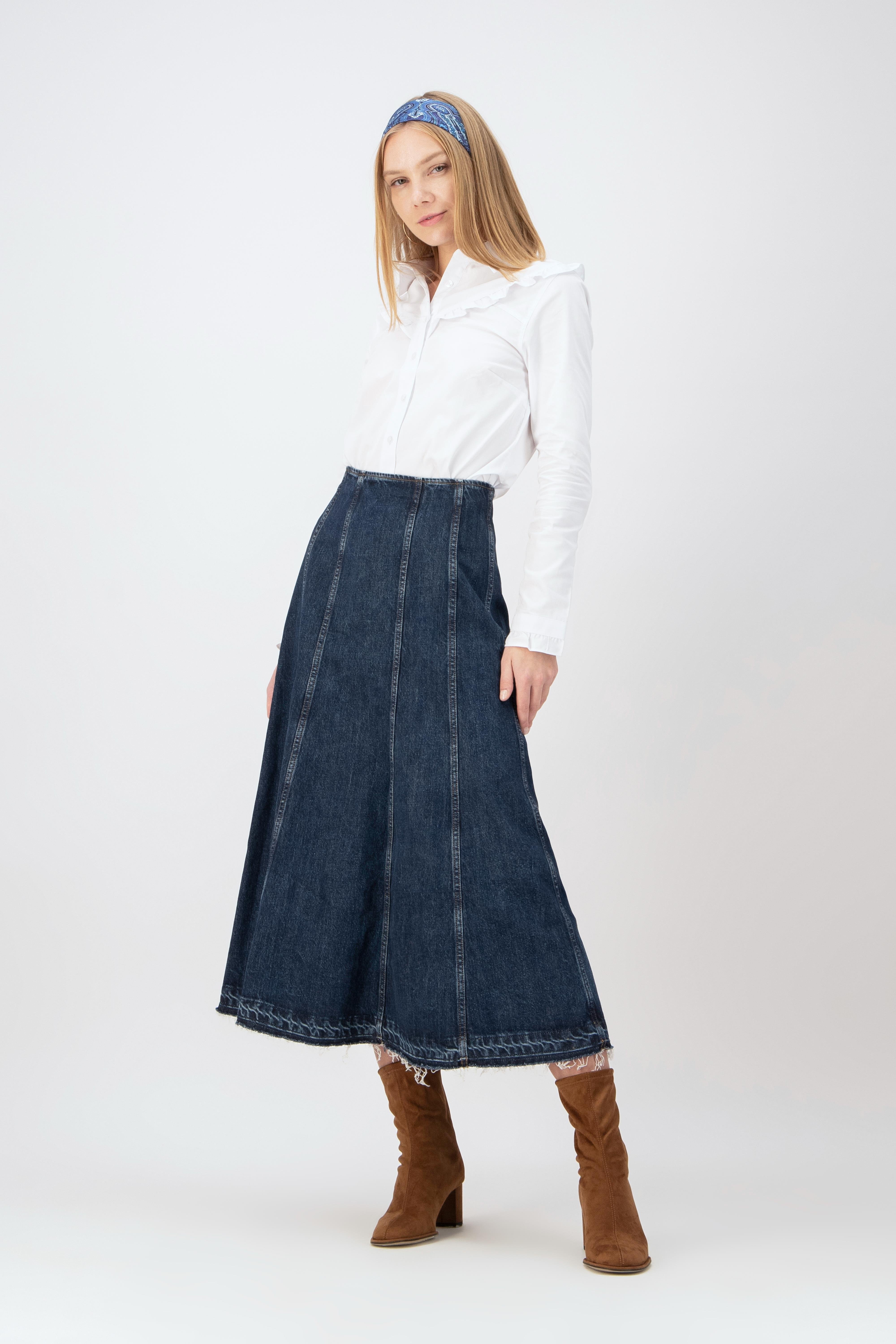 MARY Slim Fit Beyaz Kadın Gömlek