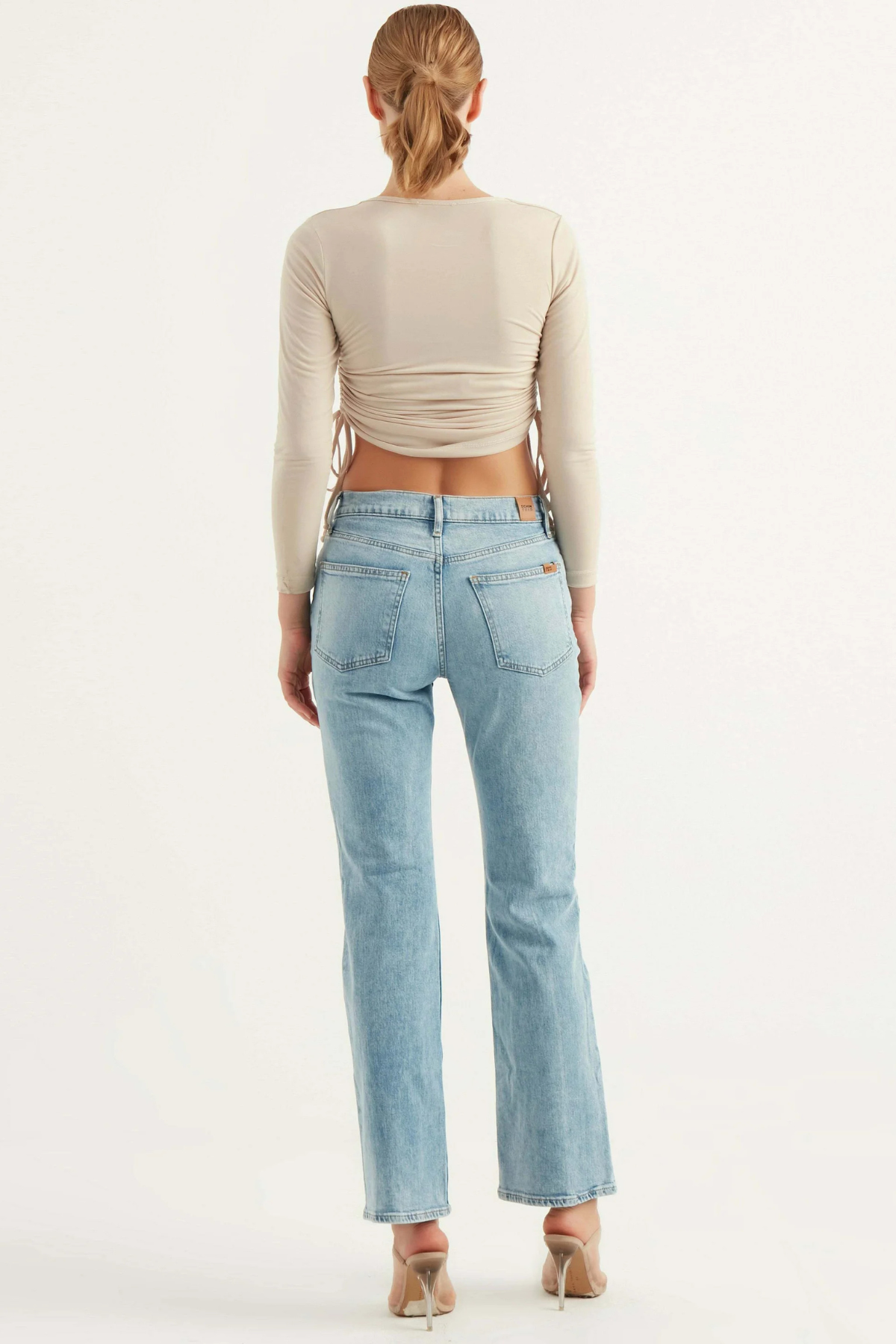 ROSIE Bootcut Fit Açık İndigo Kadın Jean Pantolon