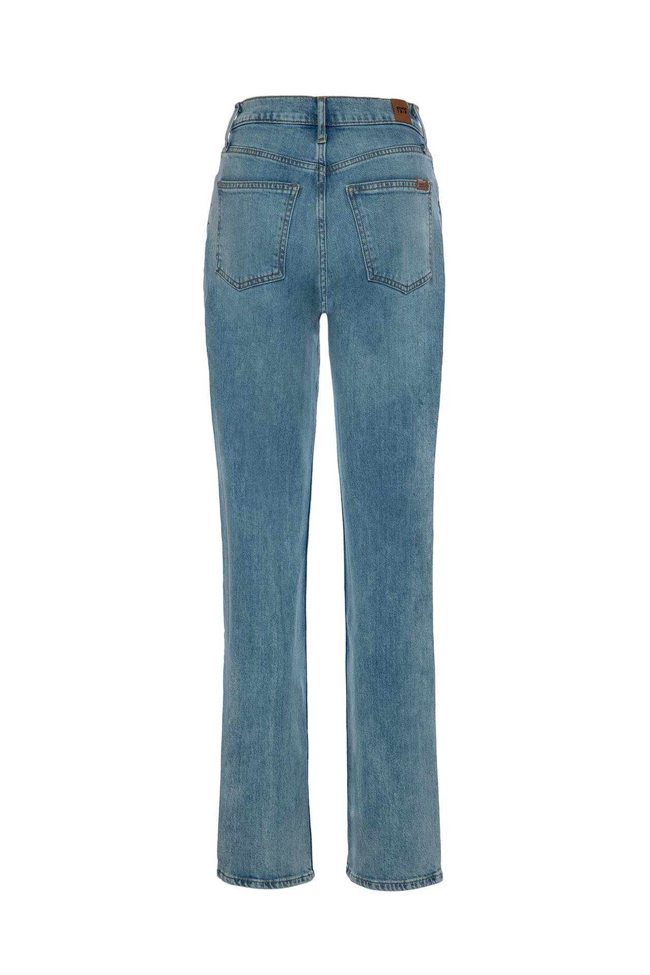 ROSIE Bootcut Fit Yüksek Bel Açık Indigo Kadın Jean Pantolon