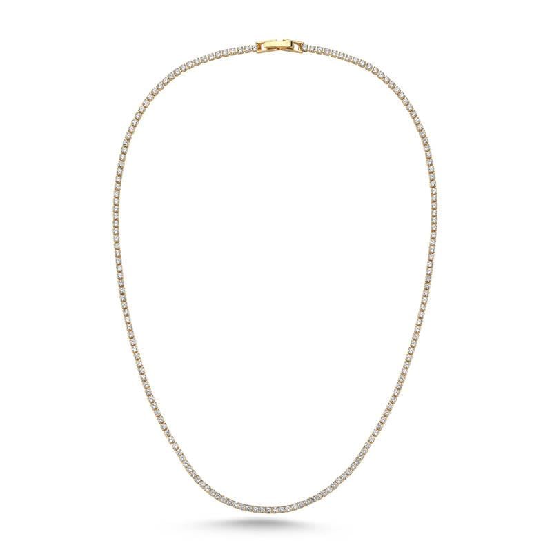 2,5 mm Gold Su Yolu Kolye