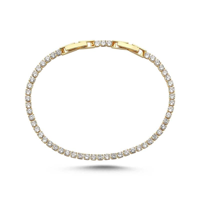 2,5mm 14K Rengi Su Yolu Bileklik