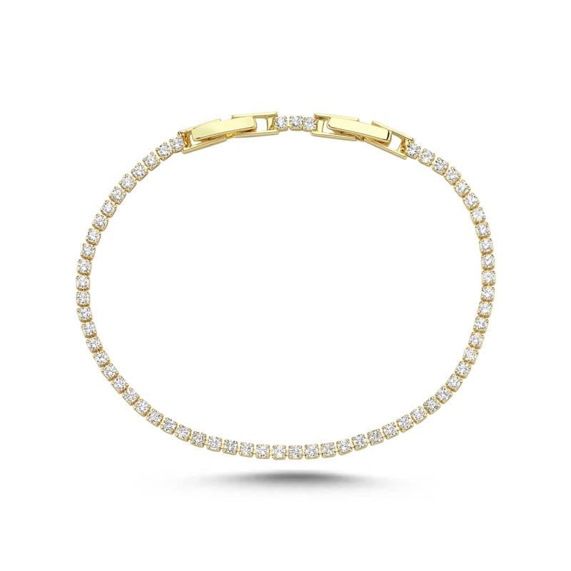 2mm 14K Rengi Su Yolu Bileklik