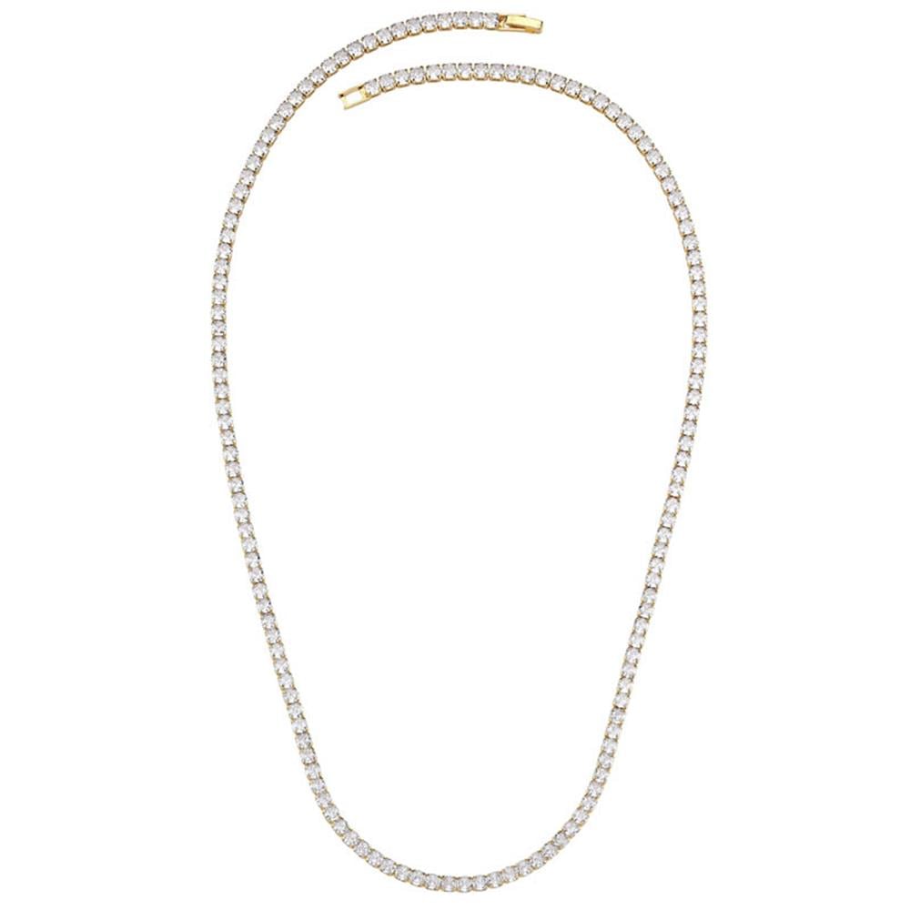 3mm Gold Su Yolu Kolye 60cm