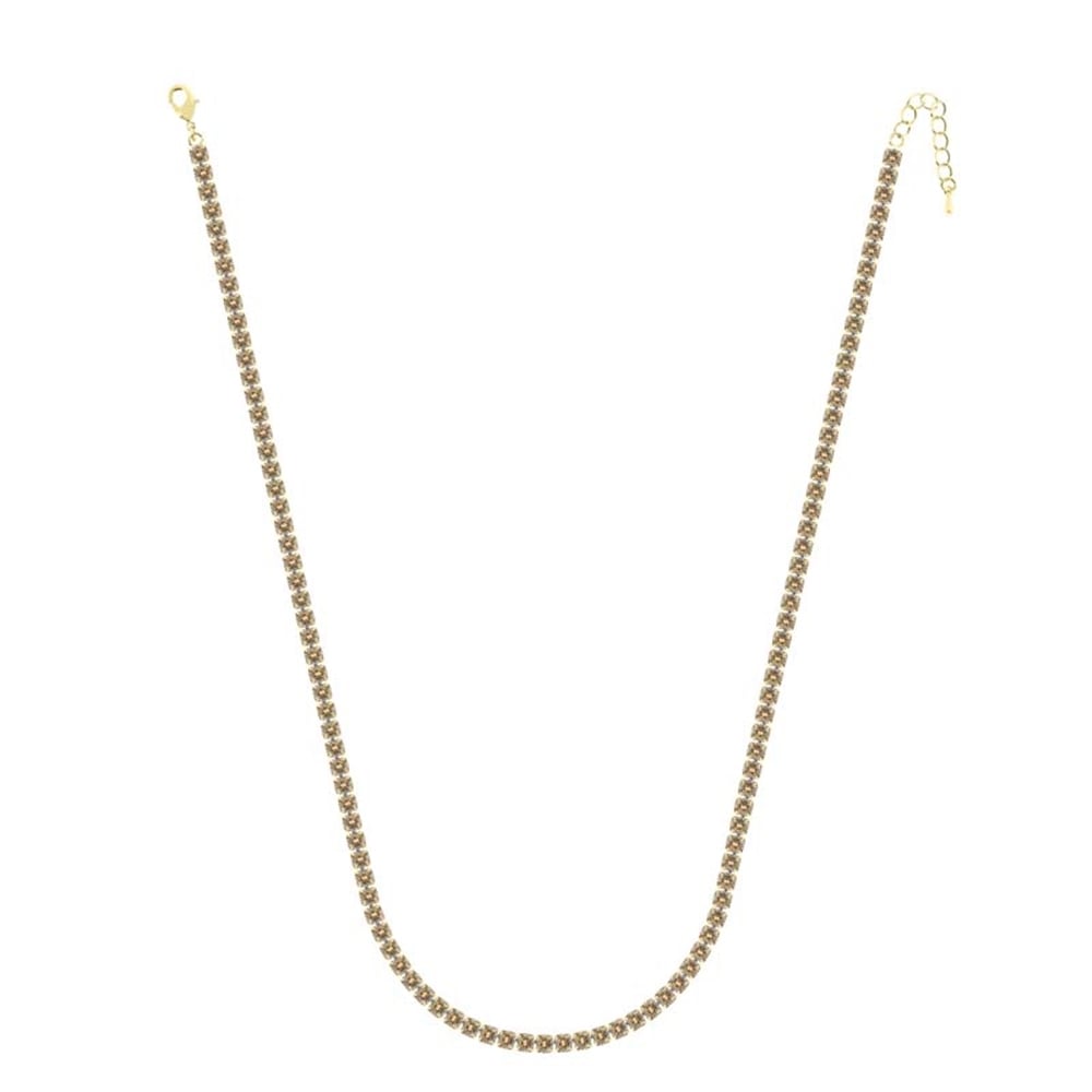 4mm Kahverengi Su Yolu Kolye