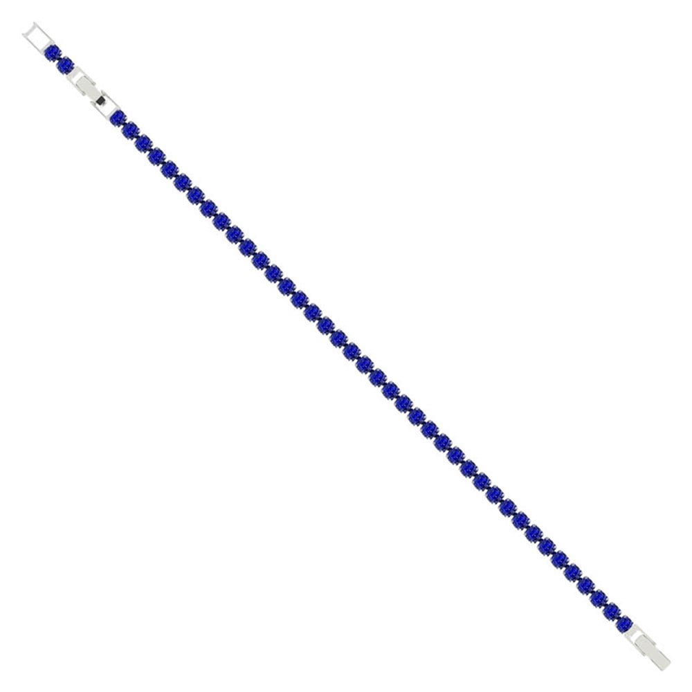 4mm Lacivert Su Yolu Bileklik