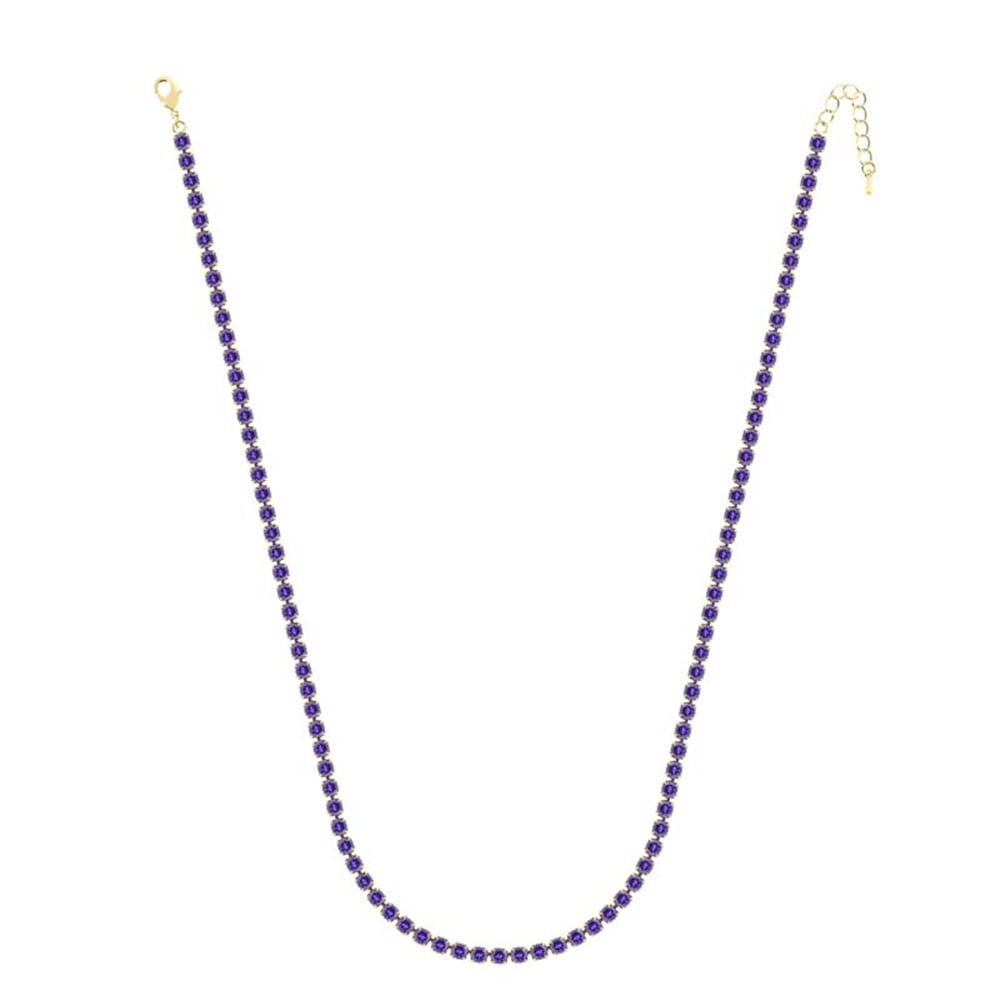 4mm Lila Su Yolu Kolye