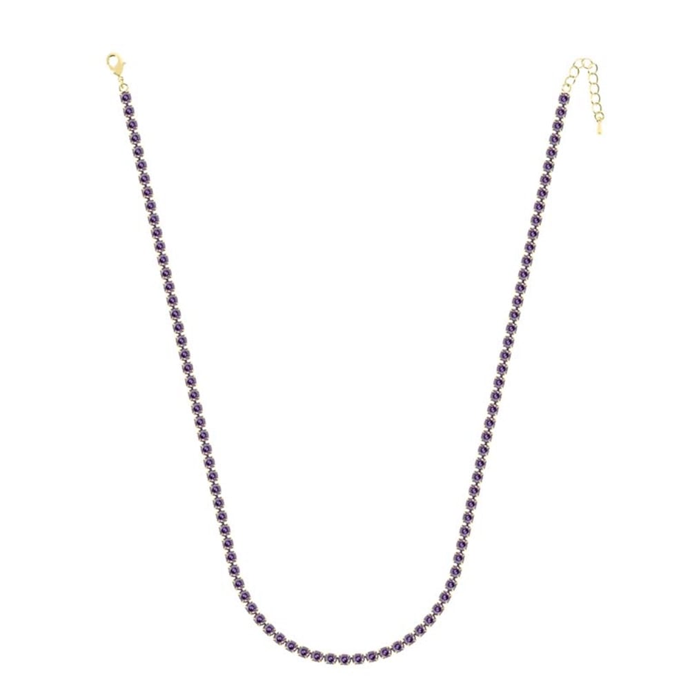 4mm Lila Su Yolu Kolye