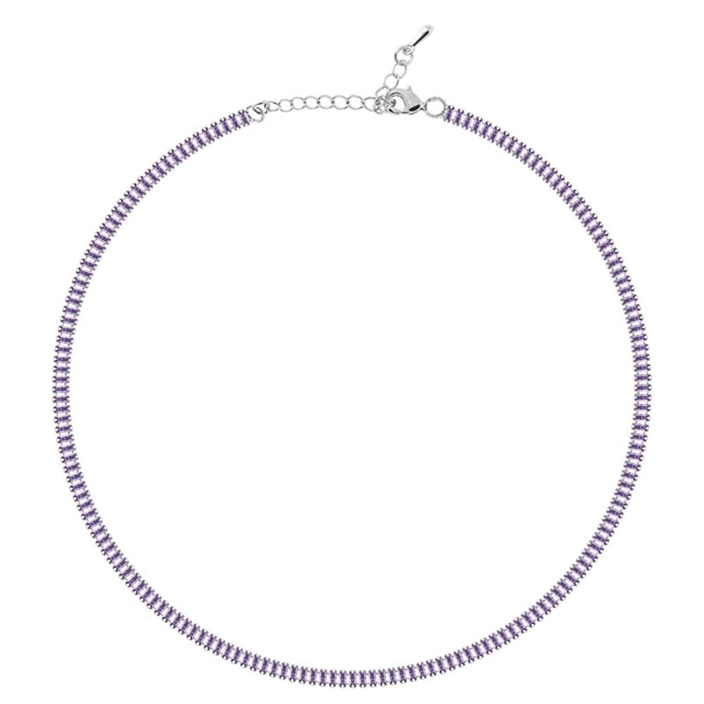 4mm Mor Baget Choker