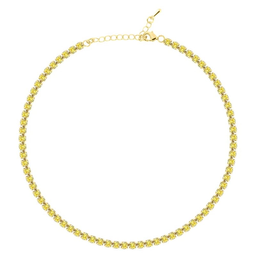 4mm Sarı Su Yolu Choker