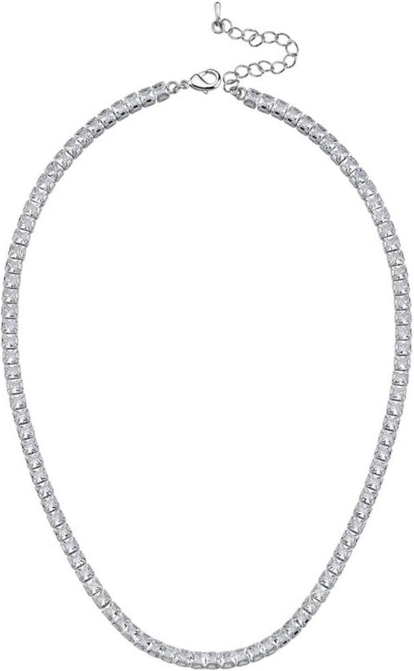 5mm Kare Taşlı Su Yolu Kolye