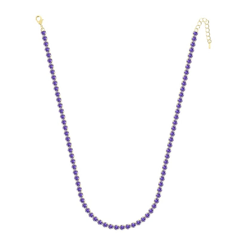 5mm Mor Su Yolu Kolye