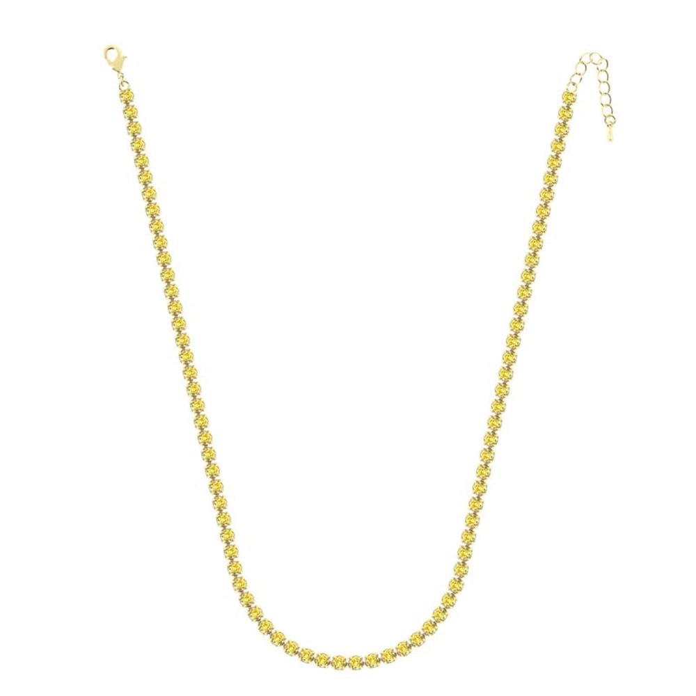 5mm Sarı Su Yolu Kolye