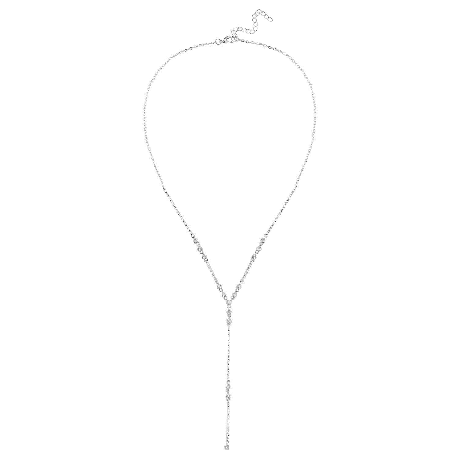 Dekolte Rhodium Kolye