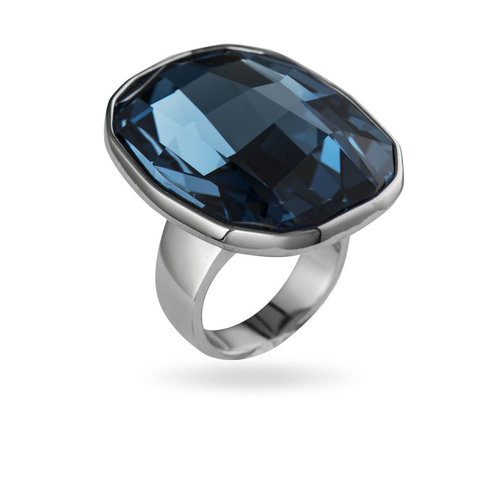 Dikdörtgen Swarovski Kristalli Yüzük