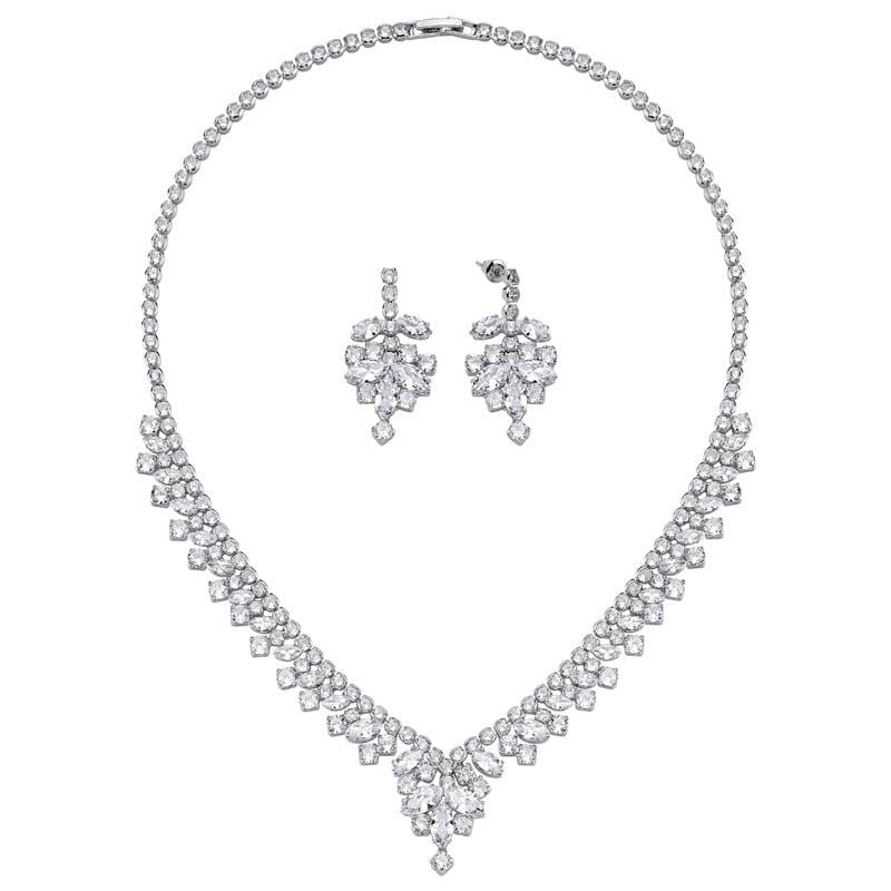 Lotus Kolye Küpe Set