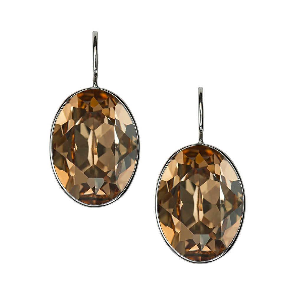 Oval Swarovski Kristalli Küpe