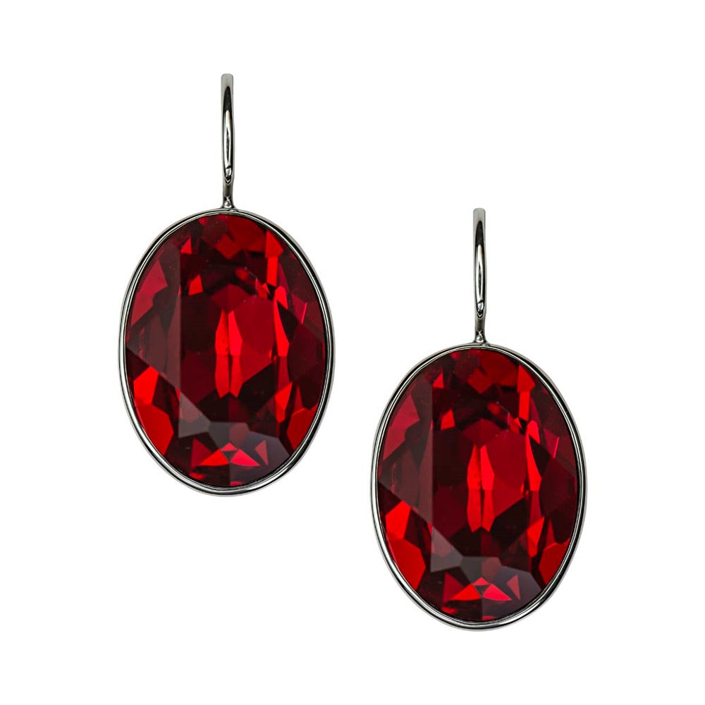 Oval Swarovski Kristalli Küpe