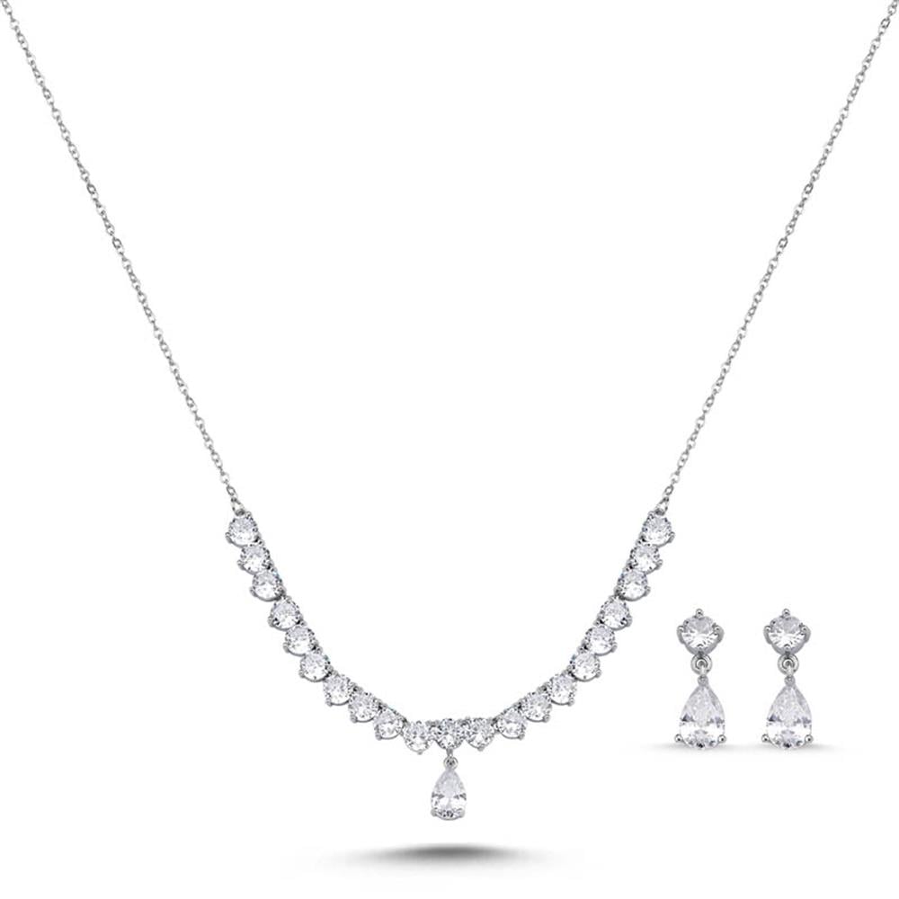 Pure Kolye Küpe Set