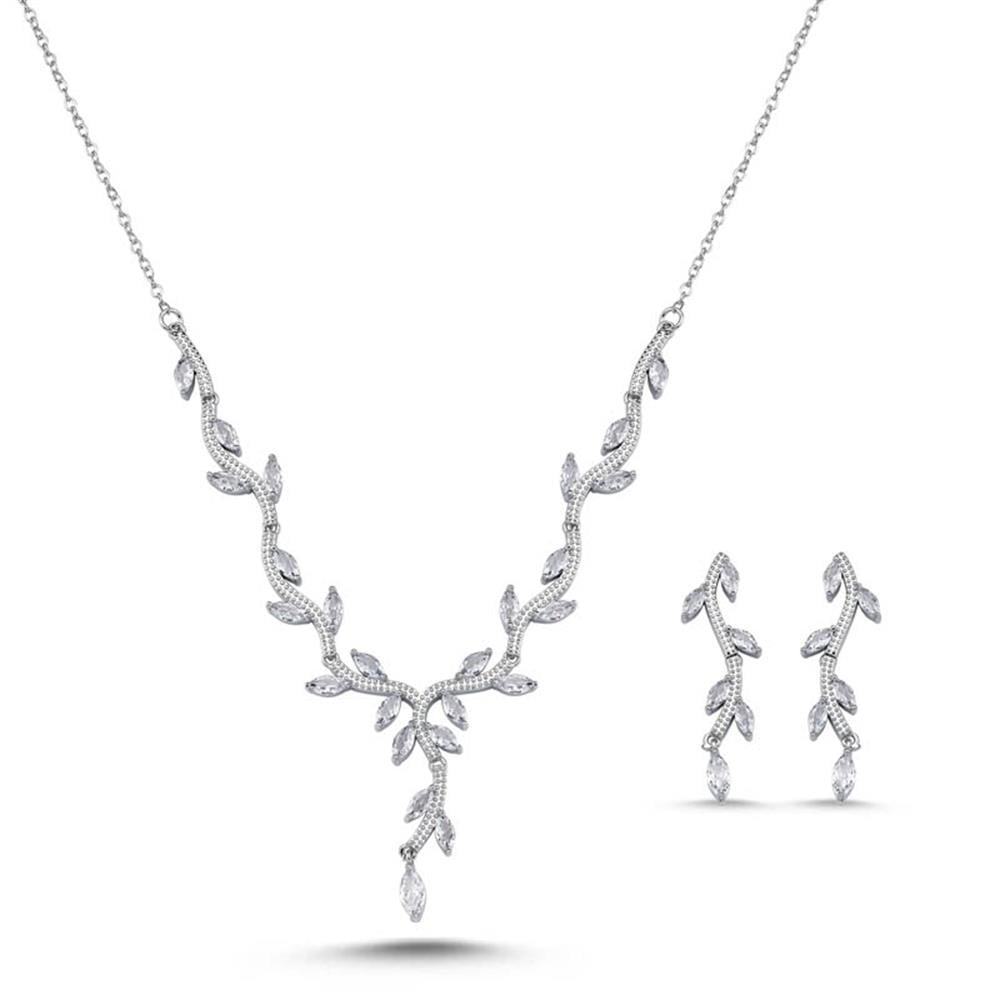 Snake Kolye Küpe Set