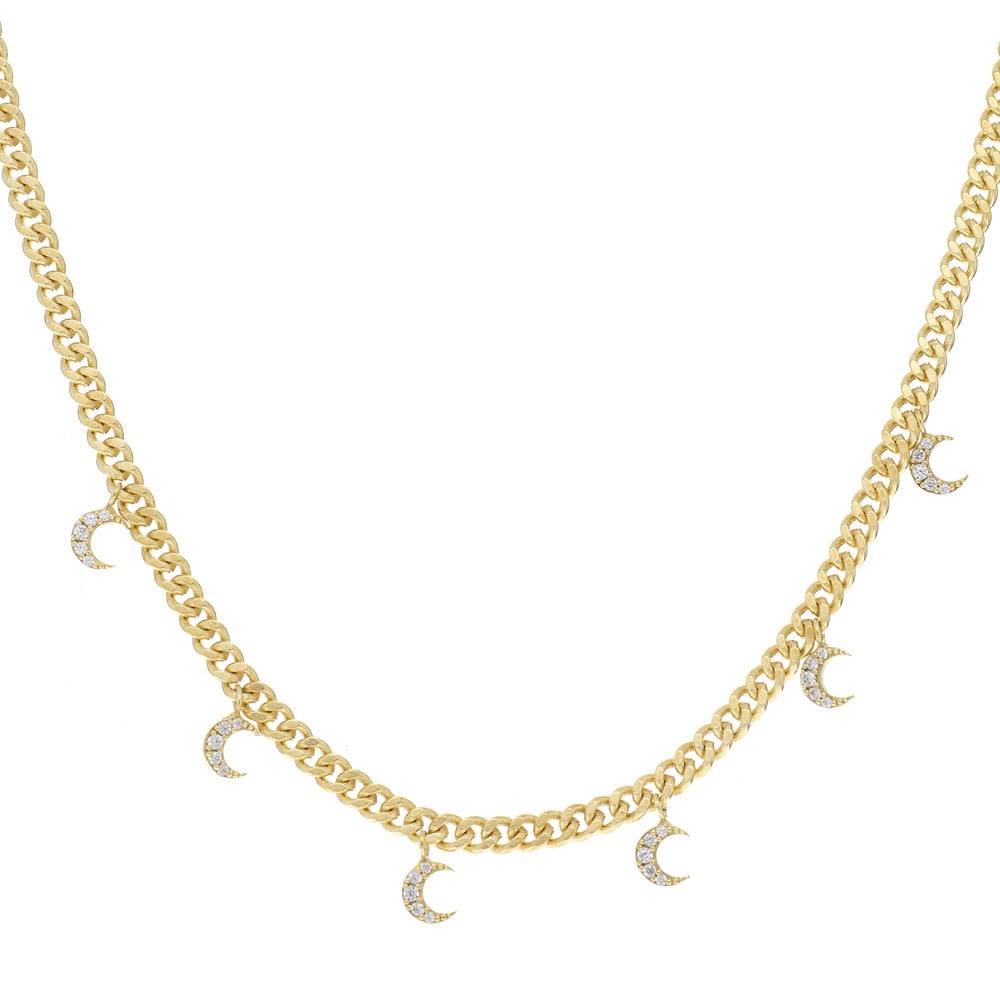 Sparkle Moon Kolye