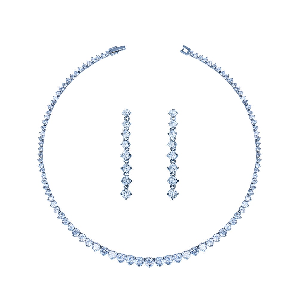 Su Yolu Kolye Küpe Set