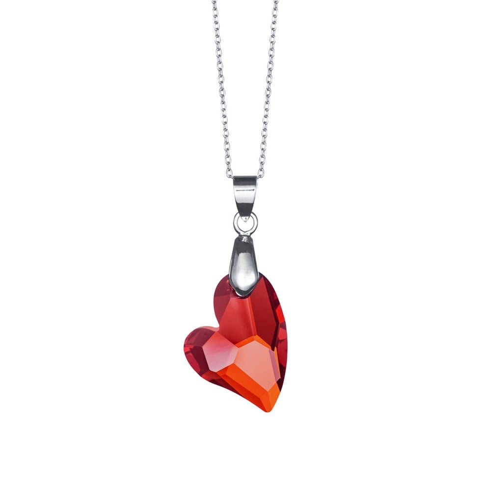 Swarovski Kristalli Kalp Kolye