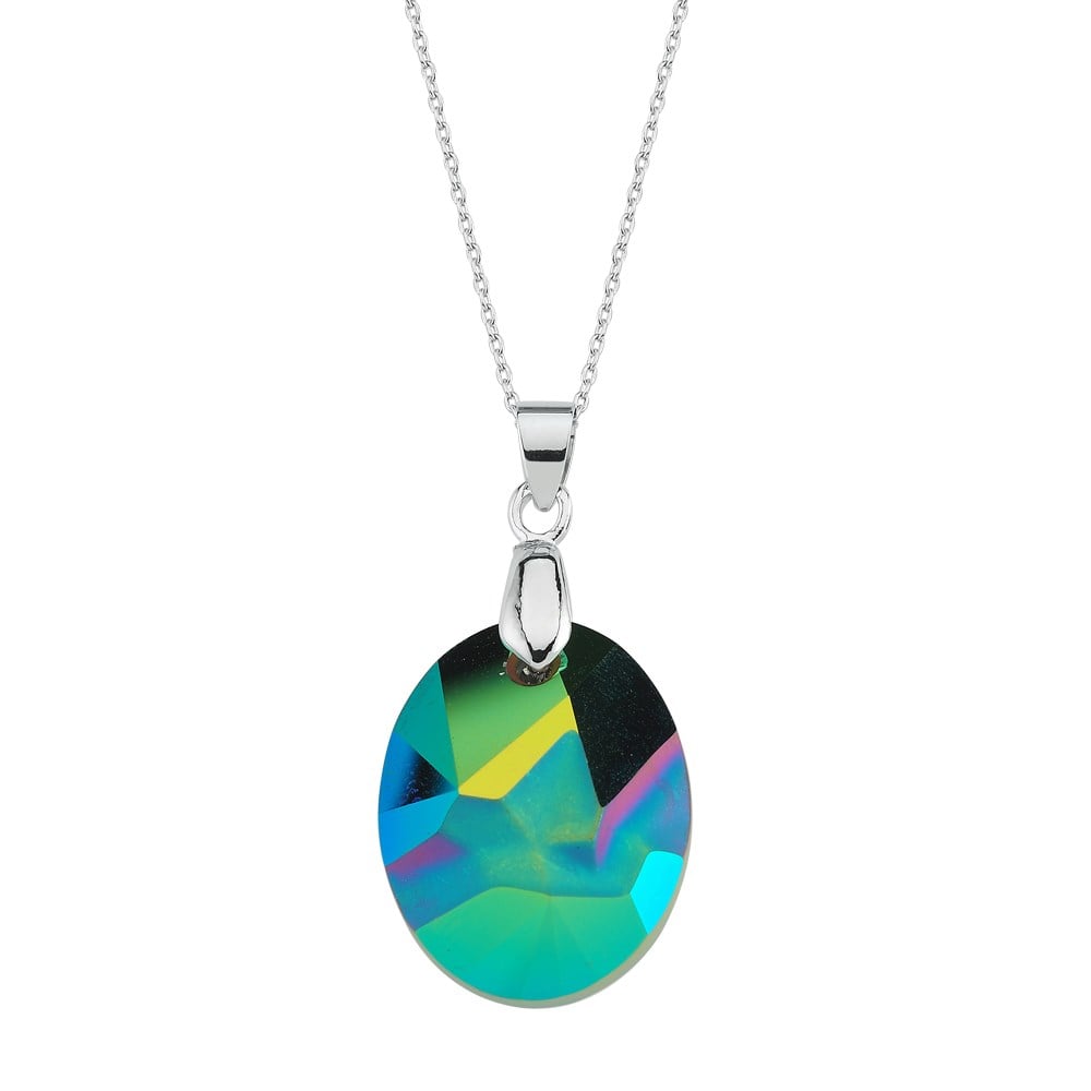 Swarovski Kristalli Oval Kolye